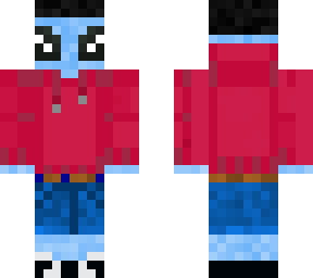 blue alien jorts
