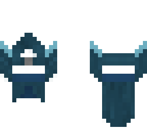 blue beach outfit base
