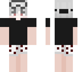 white hair vamp boy