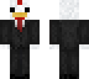 chicken in a suit