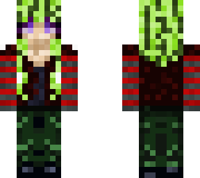 green hair