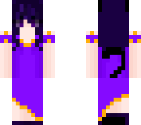 my oficial skin in purple dress. i know, looks horrible.