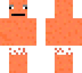 orange guy with hearted underwear