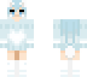 rare white fox girl