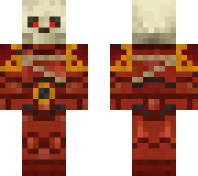 skeleton red astronaut