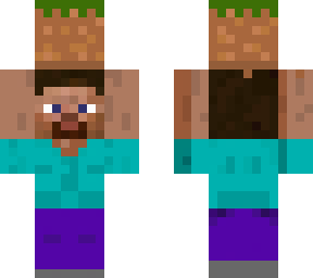 steve like grass blox