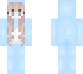 cute blue girl