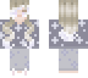 french snowflake pajama set w/ lavender eyes