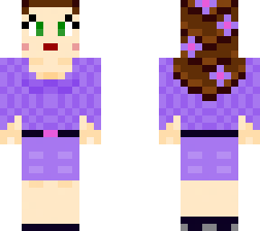 lavender flower princess girl