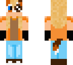 my bff she also wants a therian skin so i did
