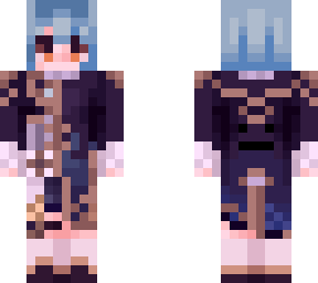not my skin, just changed the hair color.