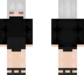 pretty lady in black