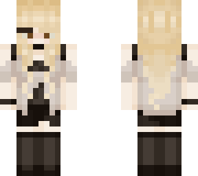Minecraft Skin Frame Blonde Fatal Frame | Minecraft Skin