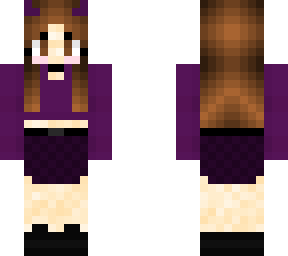 purple devil horns
