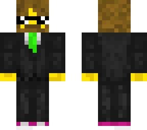 yellow bearded suit man