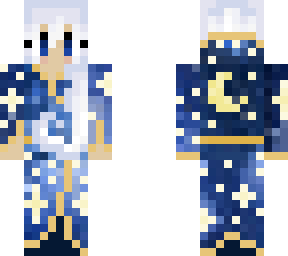 blue wizard girl