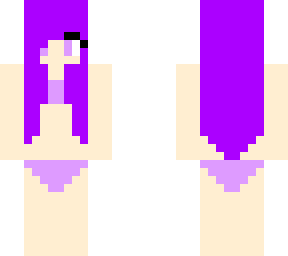 purple little girl swimsuit