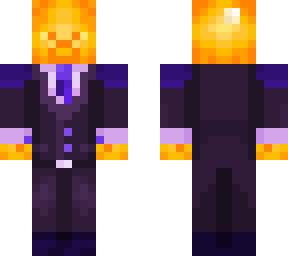 purple suit