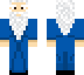 wizard in blue robe