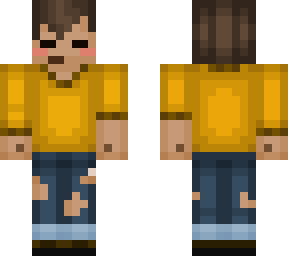 yellow sweater