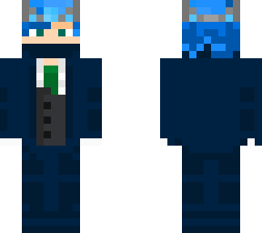 blue suit