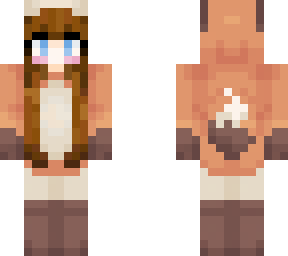 brown hair fox girl