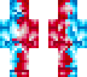 blue and red crystal steve (updated)