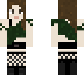 emo green girl