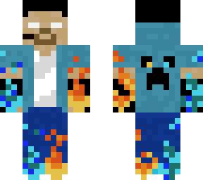 herobrine (water & fire powers)