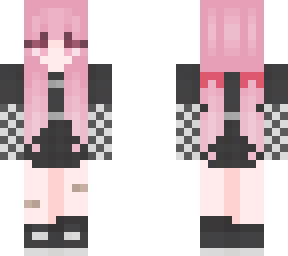 pink egirl checkers