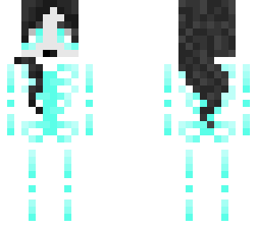 queen undead - white icey cyan version