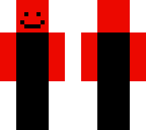 red in black