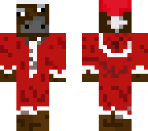 very beautiful christmas cow
