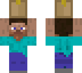 mini steve holding box