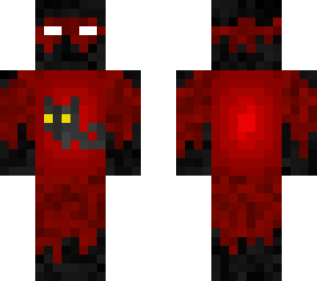 red devil with cat