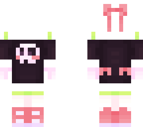 scene girl skull dress outfit base