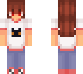 auburn/brunette/red hair practice skin
