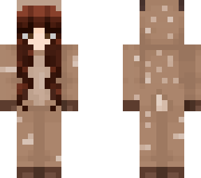 brown hair and eye deer girl