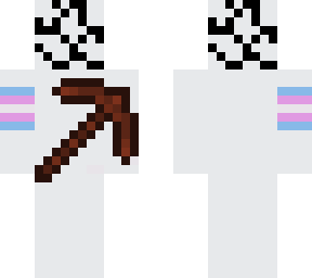 wooden pickaxe pride version