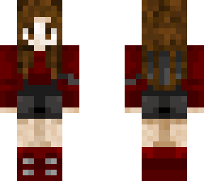 brunette girl burgundy fit