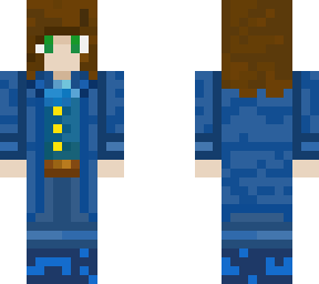 pirate with blue coat