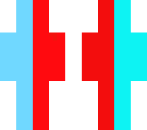 red and blue guy