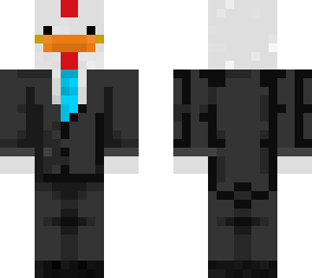 suited up chicken