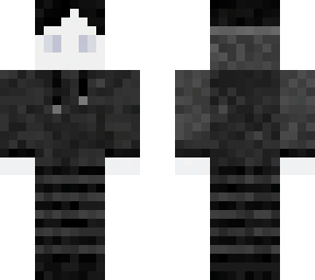 black and white