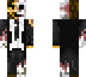 burnt mr pixelated skin