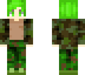ketsume camouflage cargo trousers, camouflage jacket (jungle themed)