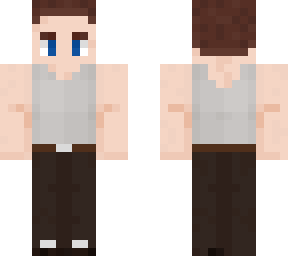 tank top and buzzcut