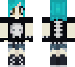 teal haired emo