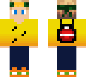 back to school blonde boy skin