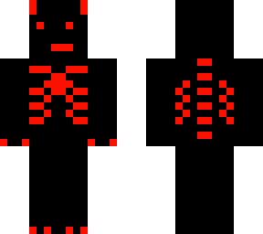 black and red demon guy